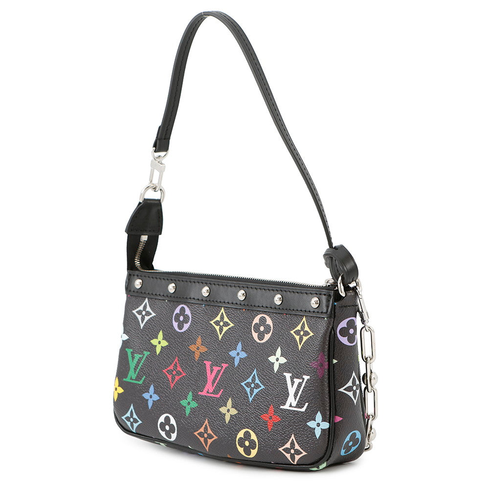 LOUIS VUITTON Pochette Accessoires NoirM13663 Monogram?Multicolor