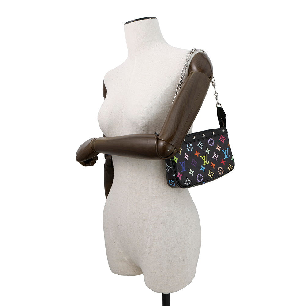 LOUIS VUITTON Pochette Accessoires NoirM13663 Monogram?Multicolor