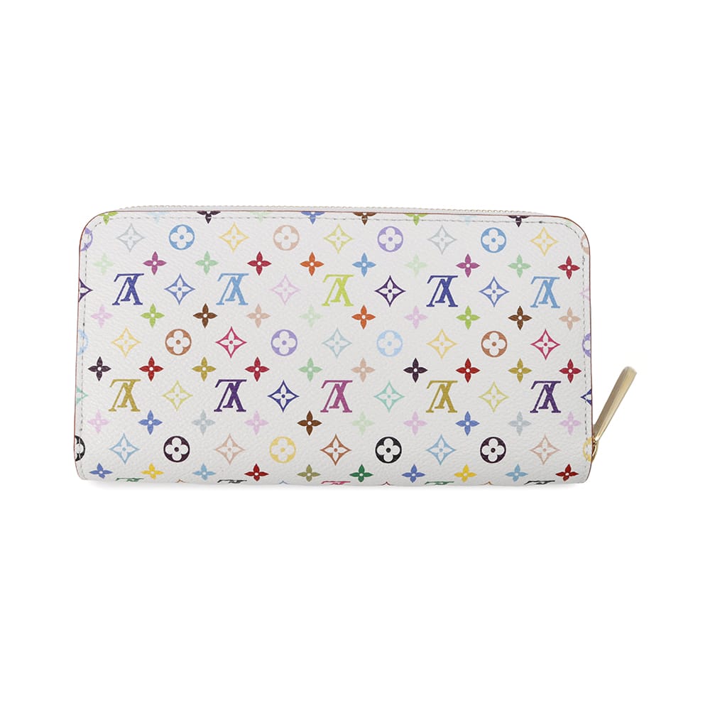 LOUIS VUITTON LV Ã TM Zippy Wallet_Japan Limited Edition WhiteM13922 Monogramã»Multicolor