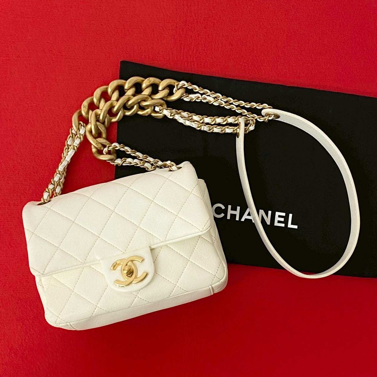 Chanel Matelassé Lambskin Shoulder Bag