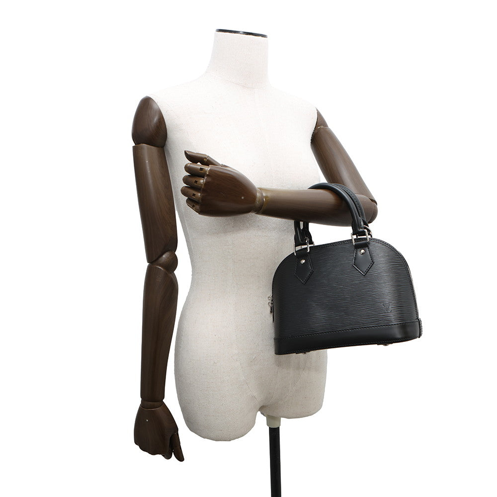 LOUIS VUITTON Alma NoirM59217 Epi Leather Monogramã»Flower Size BB