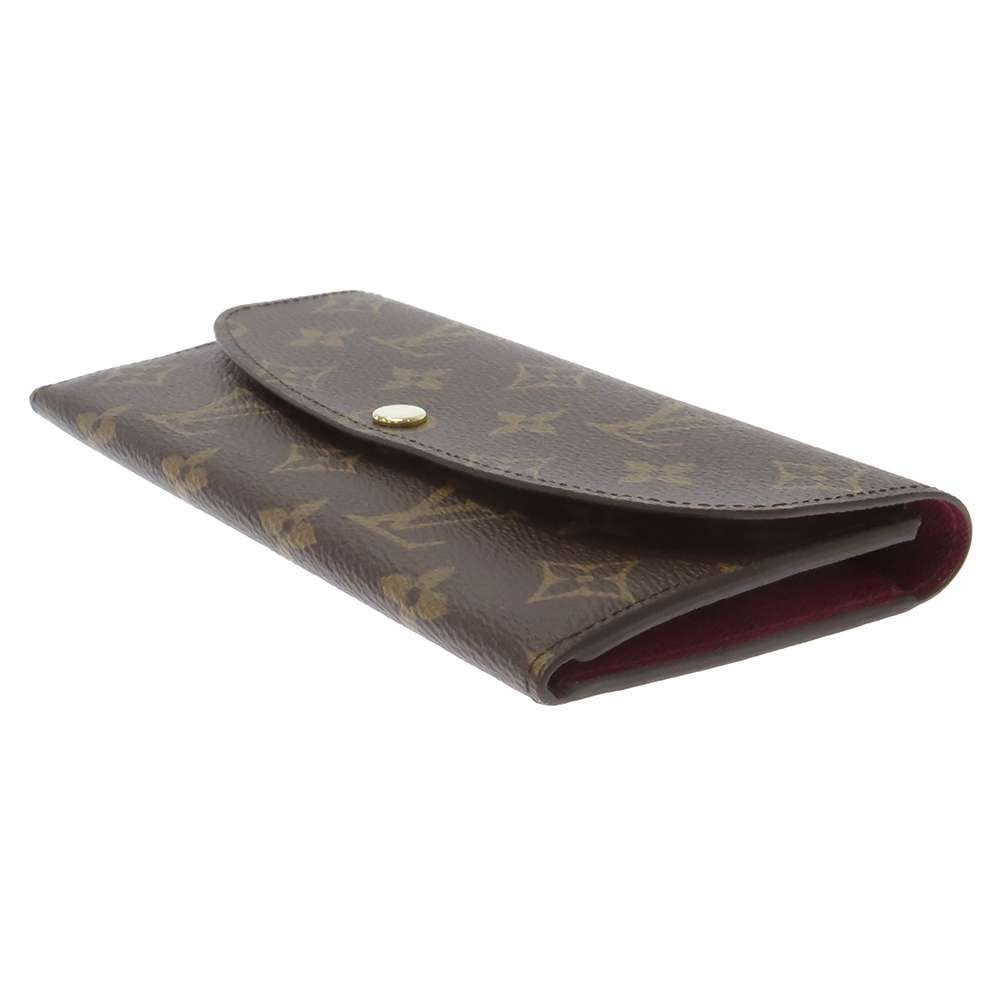 LOUIS VUITTON Portefeuille Emilie FuchsiaM60697 Monogram