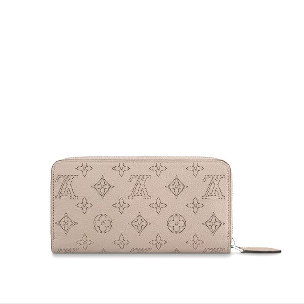 LOUIS VUITTON Long Wallet Purse M69821 Monogram Mahina Galle Zip Around Monogram Mahina Zippy wallet unisex(Unisex)
