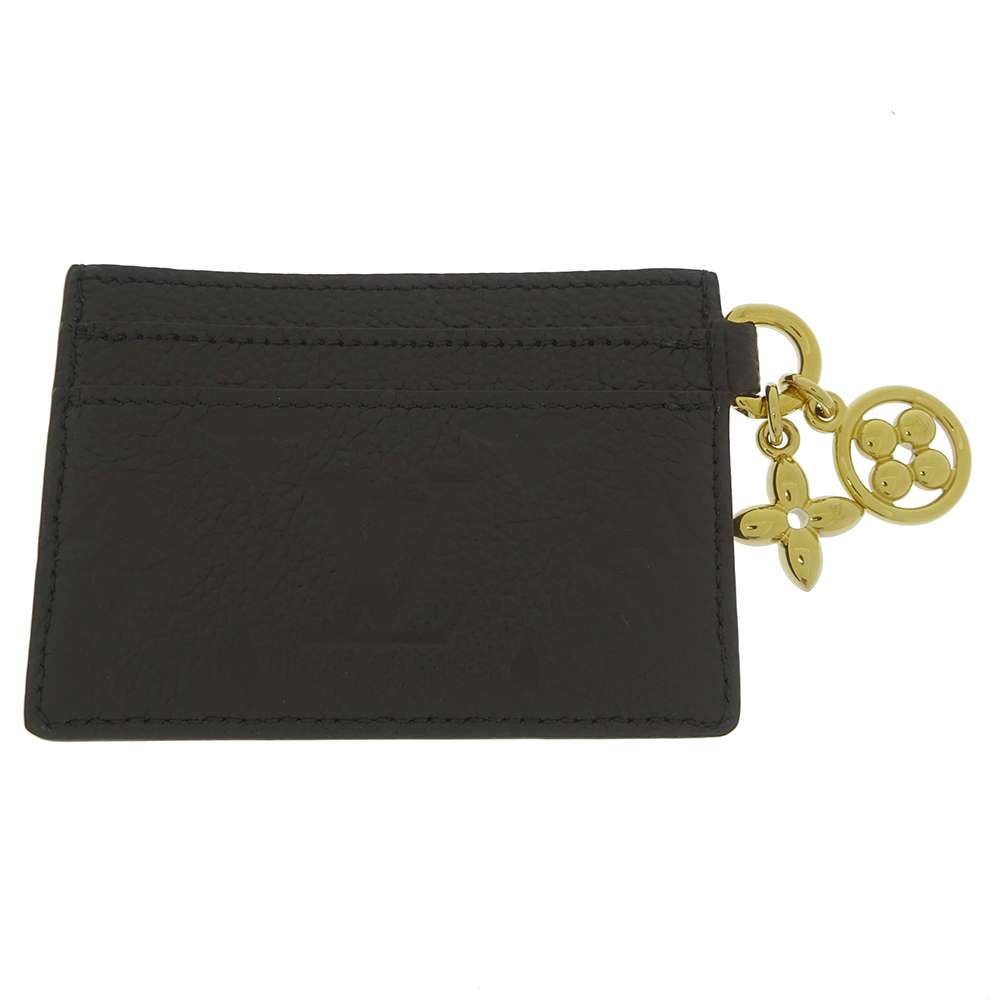 LOUIS VUITTON Porto Cult・LV Bag Charm NoirM82132 Monogram Empreinte Leather