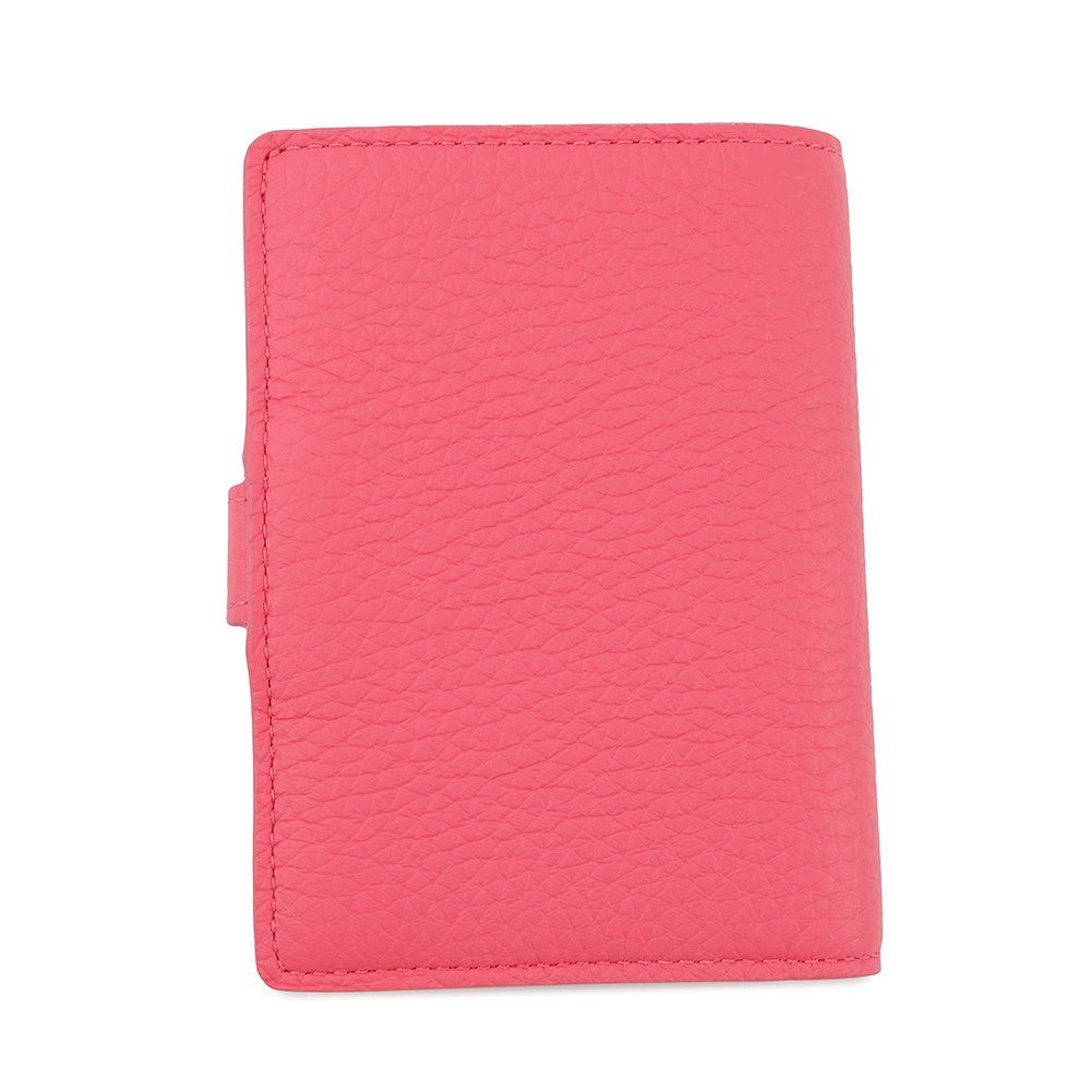LOUIS VUITTON Vertical Wallet Compact FuchsiaM82461 Taurillon