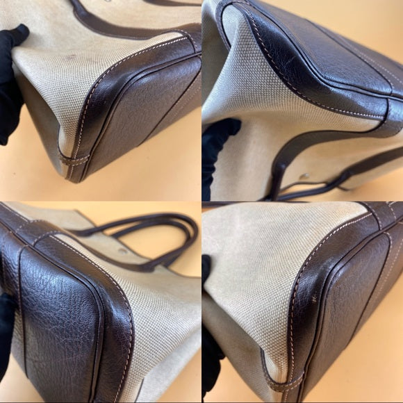 Luxury Hermes Garden party36 cloth tote TWS
