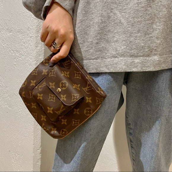 LOUIS VUITTON Monogram Partition Pouch Bag
