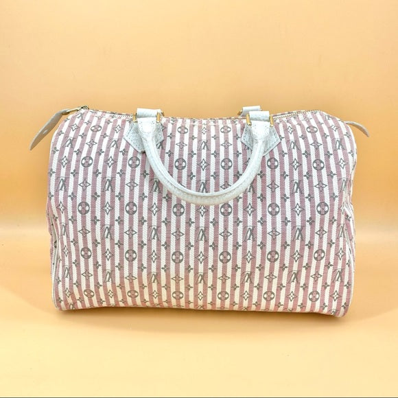Louis Vuitton mini lin speedy 30 handbag
