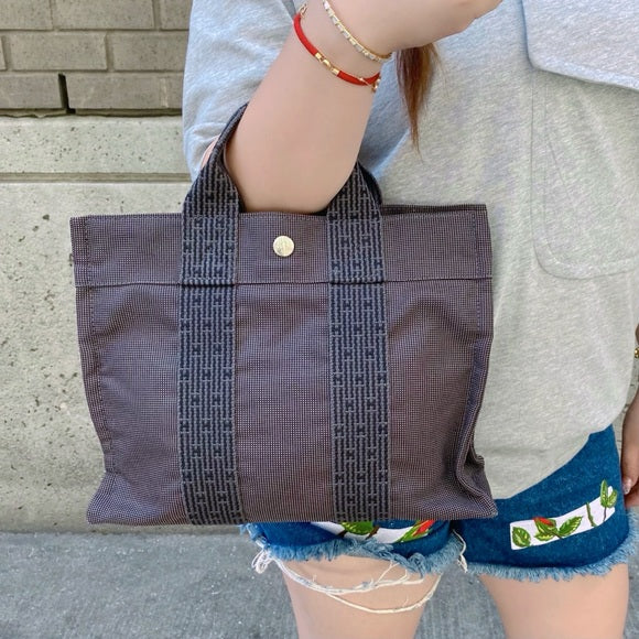 Luxury Hermes Vintage toto cloth bag