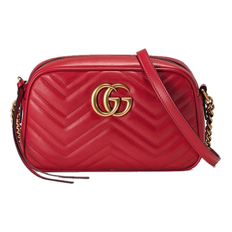 Gucci Chain Leather Shoulder Bag