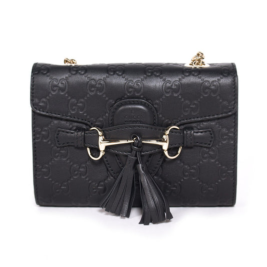 Gucci Guccissima Leather Chain Shoulder Bag Style 9