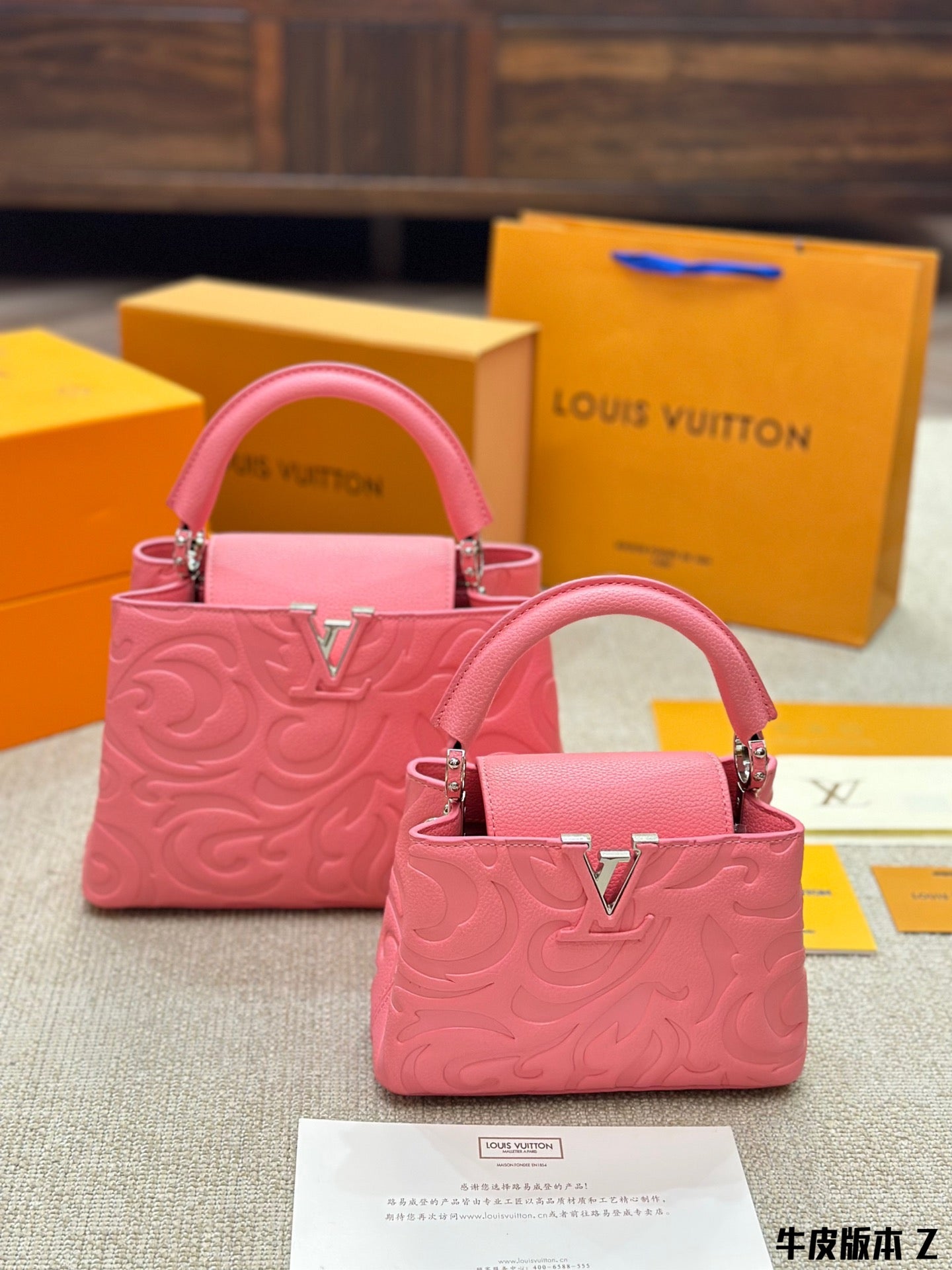 Louis Vuitton Capucines Handbag( 27cm and 20cm)