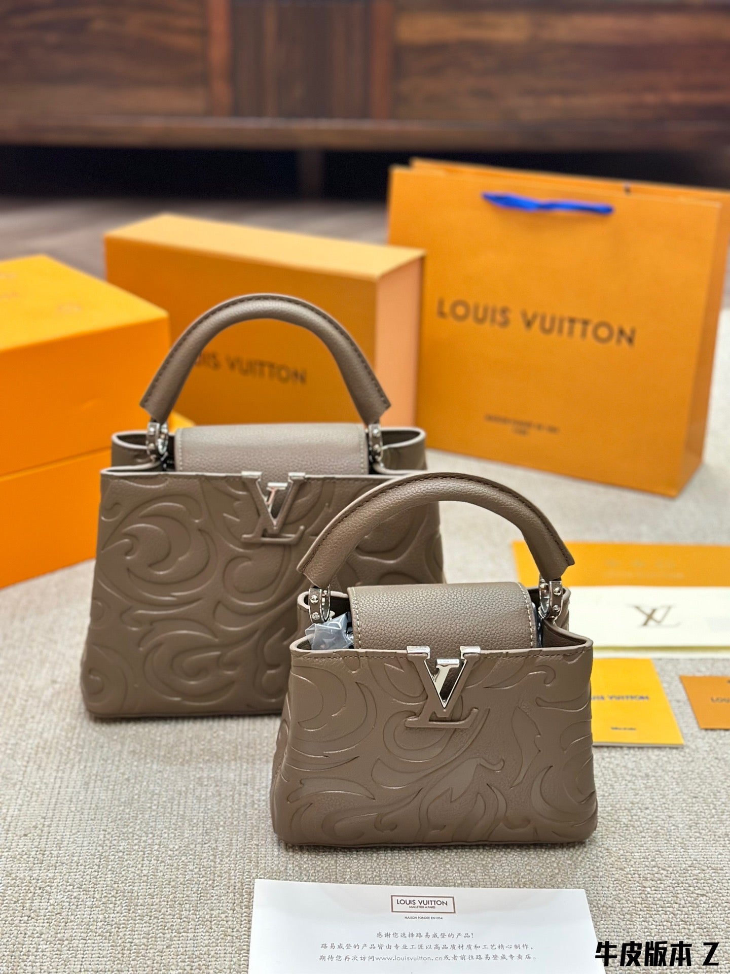 Louis Vuitton Capucines Handbag( 27cm and 20cm)