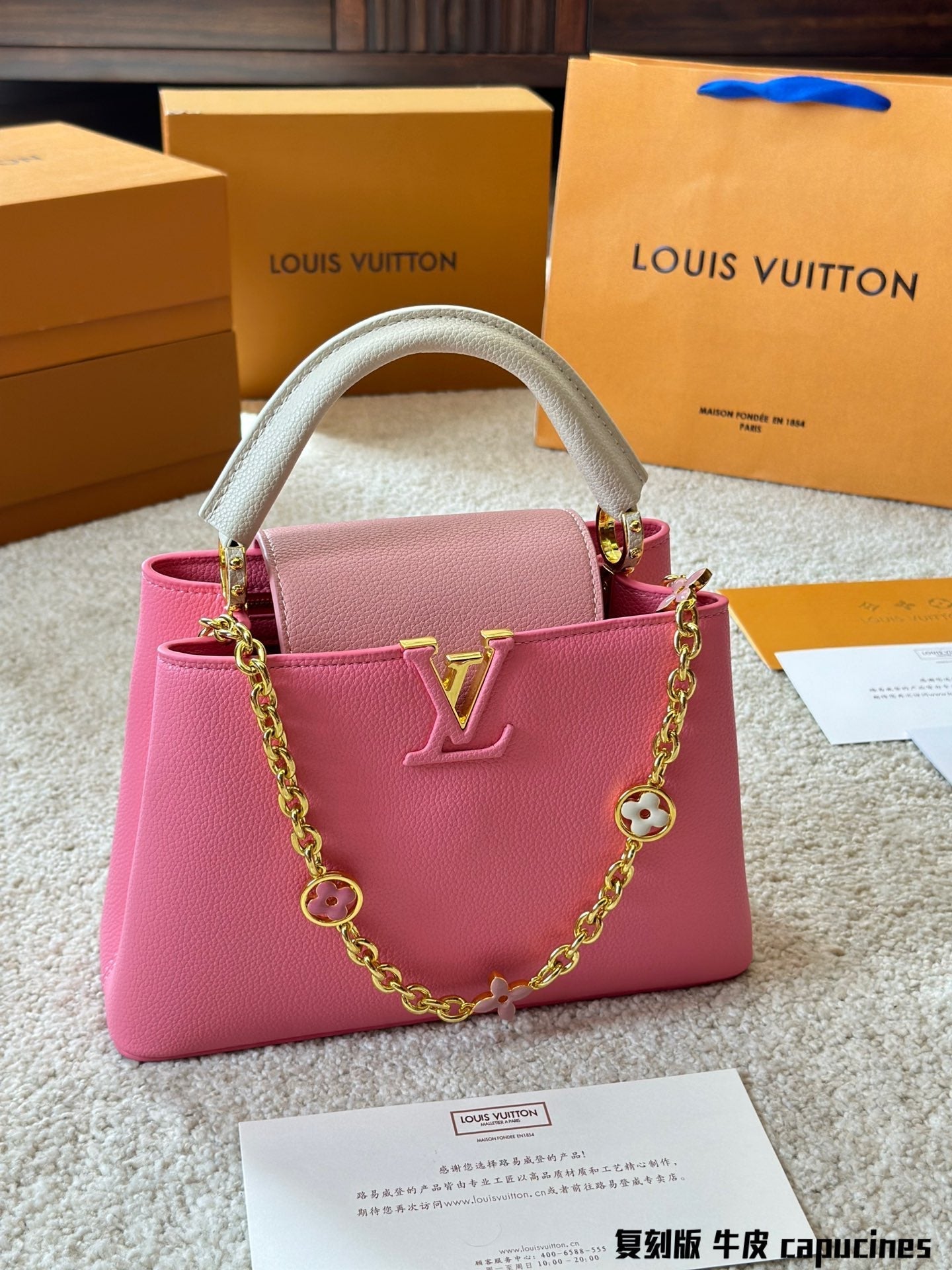 Louis Vuitton Capucines Handbag( 27cm and 20cm)