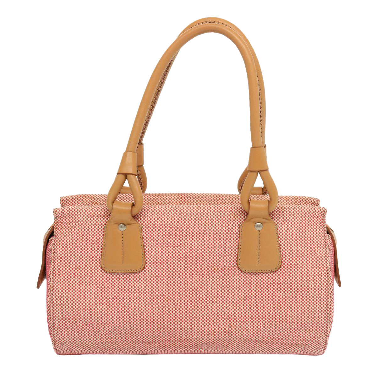 Luxury Burberry Tote Bag Canvas Red Auth mr023