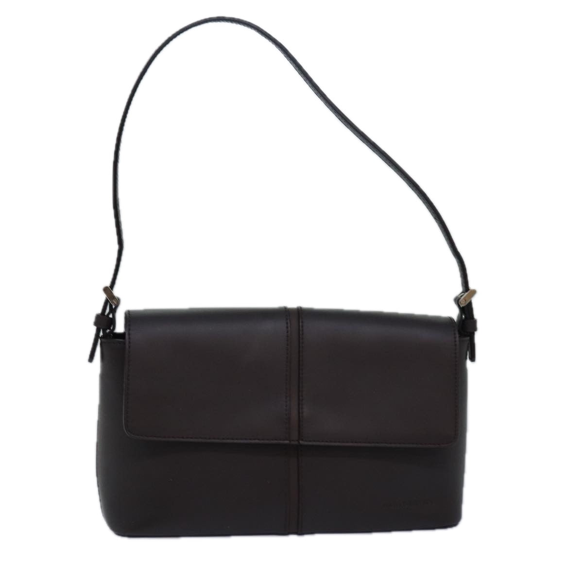 Luxury Burberry Shoulder Bag Leather Brown Auth mr277