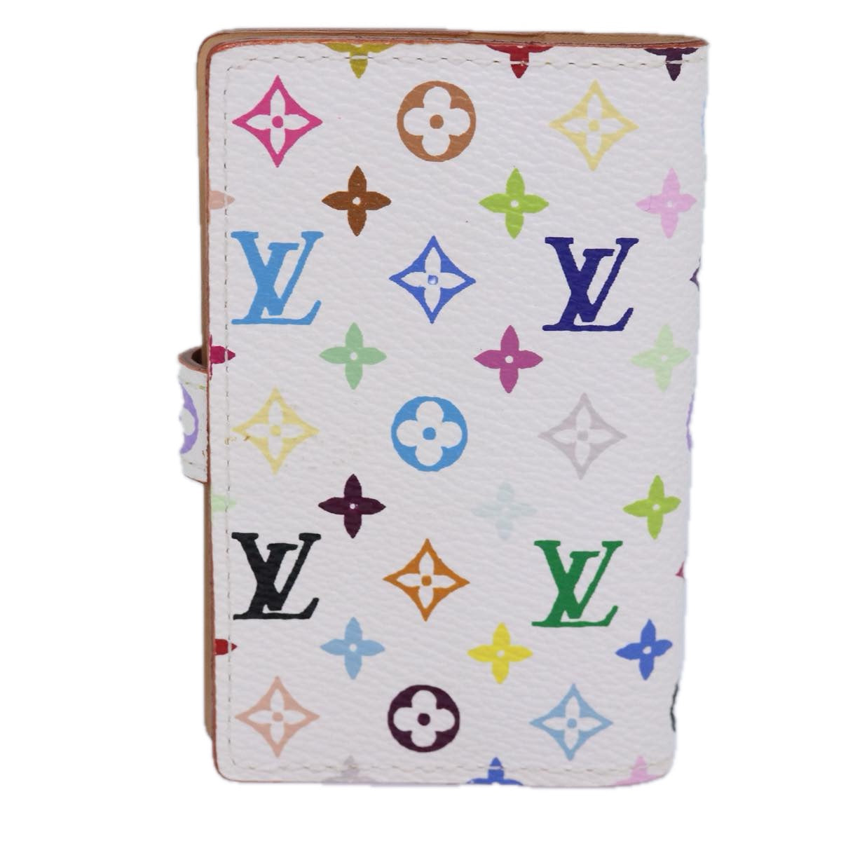 LOUIS VUITTON Multicolor Carnet De Bal Day Planner Cover White M92653 Auth mr346