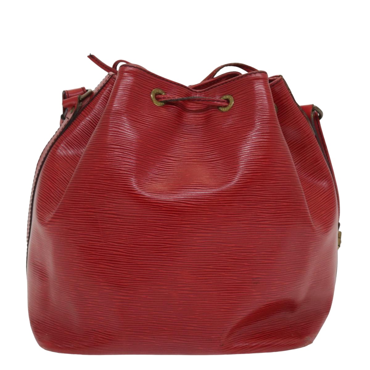LOUIS VUITTON Epi Petit Noe Shoulder Bag Red M44107 LV Auth mr357