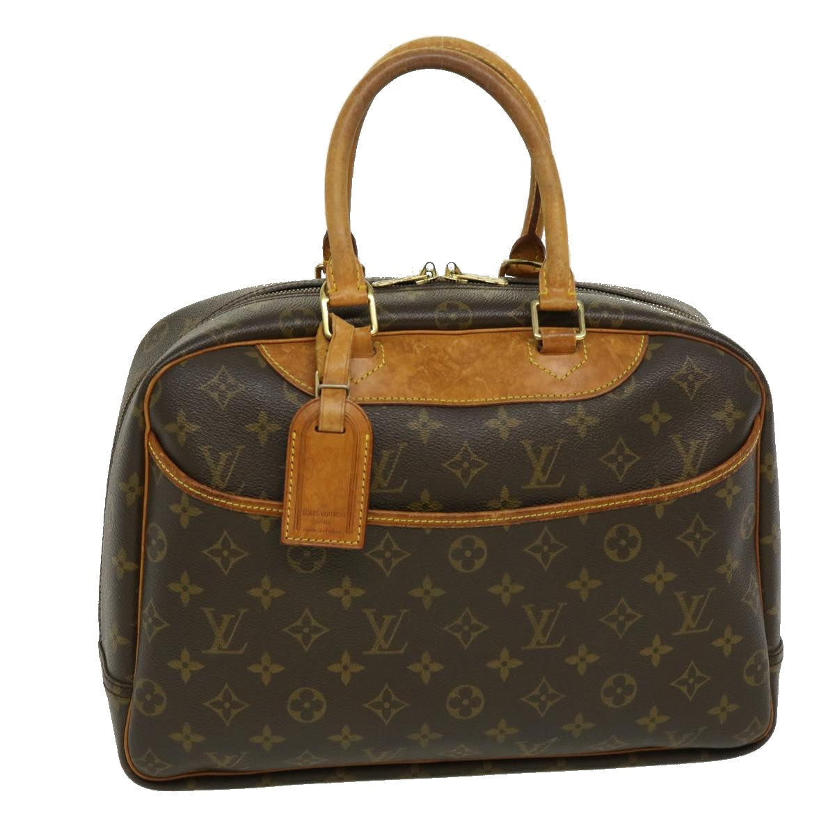 LOUIS VUITTON Monogram Deauville Hand Bag M47270 LV 35183