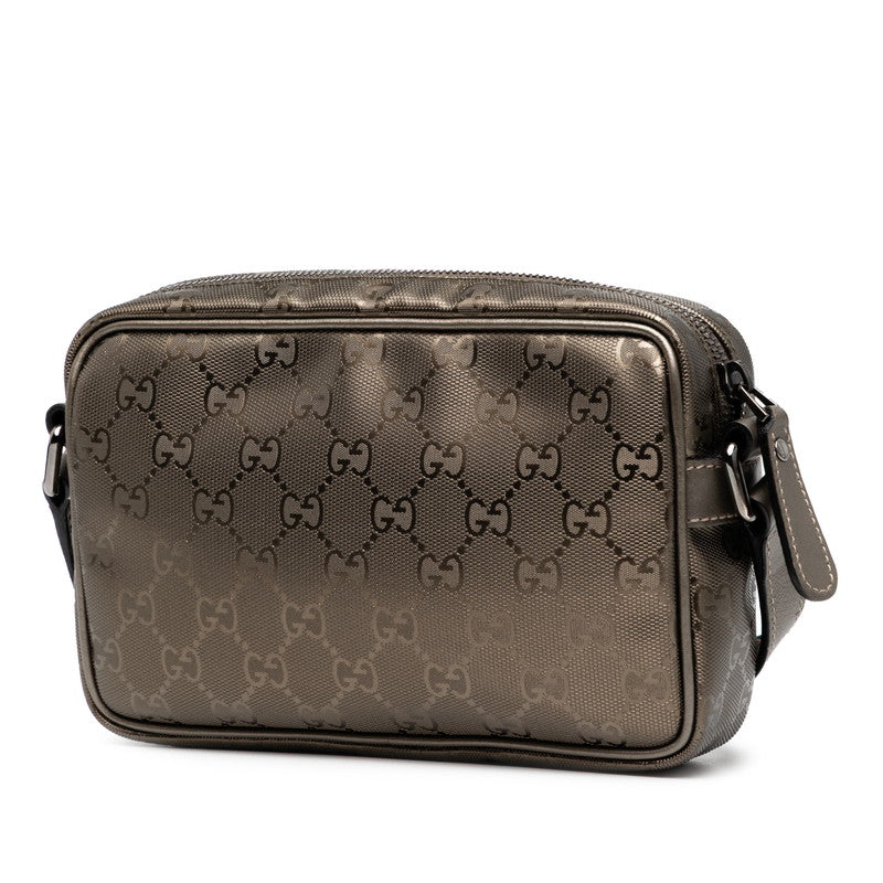 Gucci GG Imprime Nylon Leather Shoulder Bag