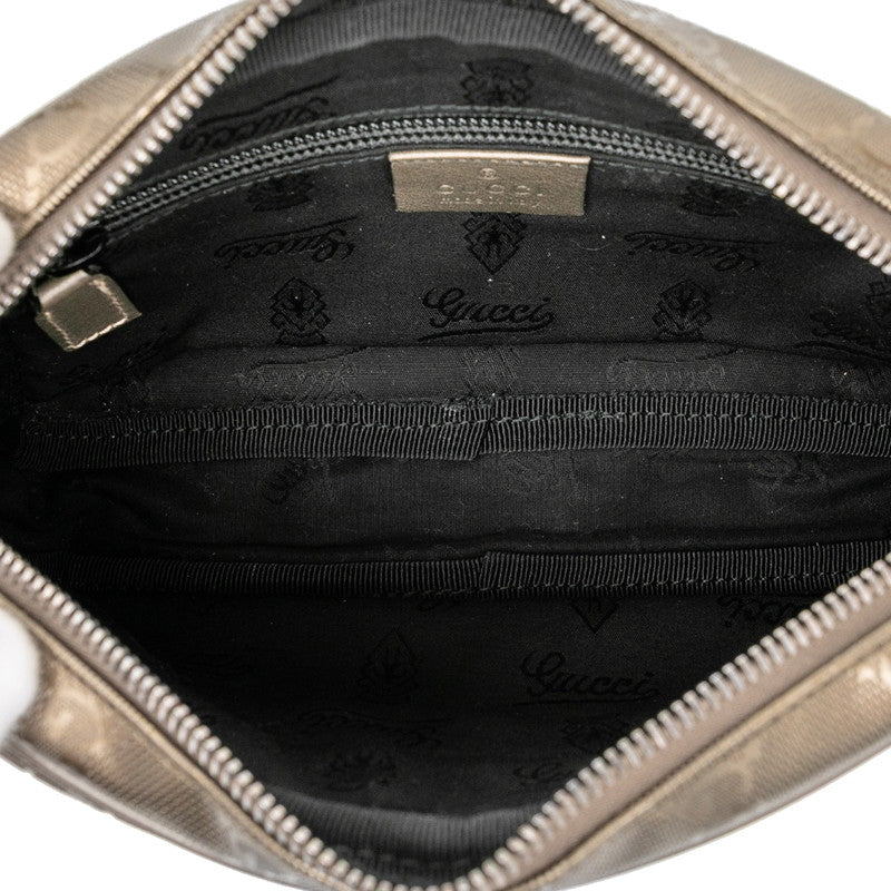 Gucci GG Imprime Nylon Leather Shoulder Bag