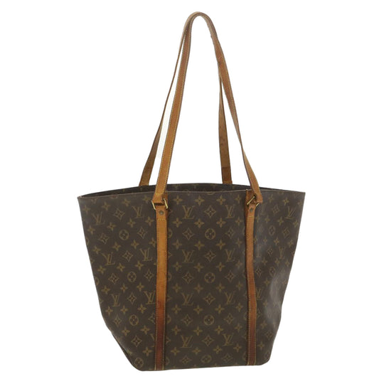 LOUIS VUITTON Monogram Sac Shopping Tote Bag M51108 LV ny218
