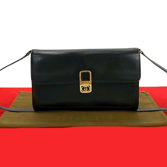 Gucci Leather 2way Shoulder Bag Clutch Bag