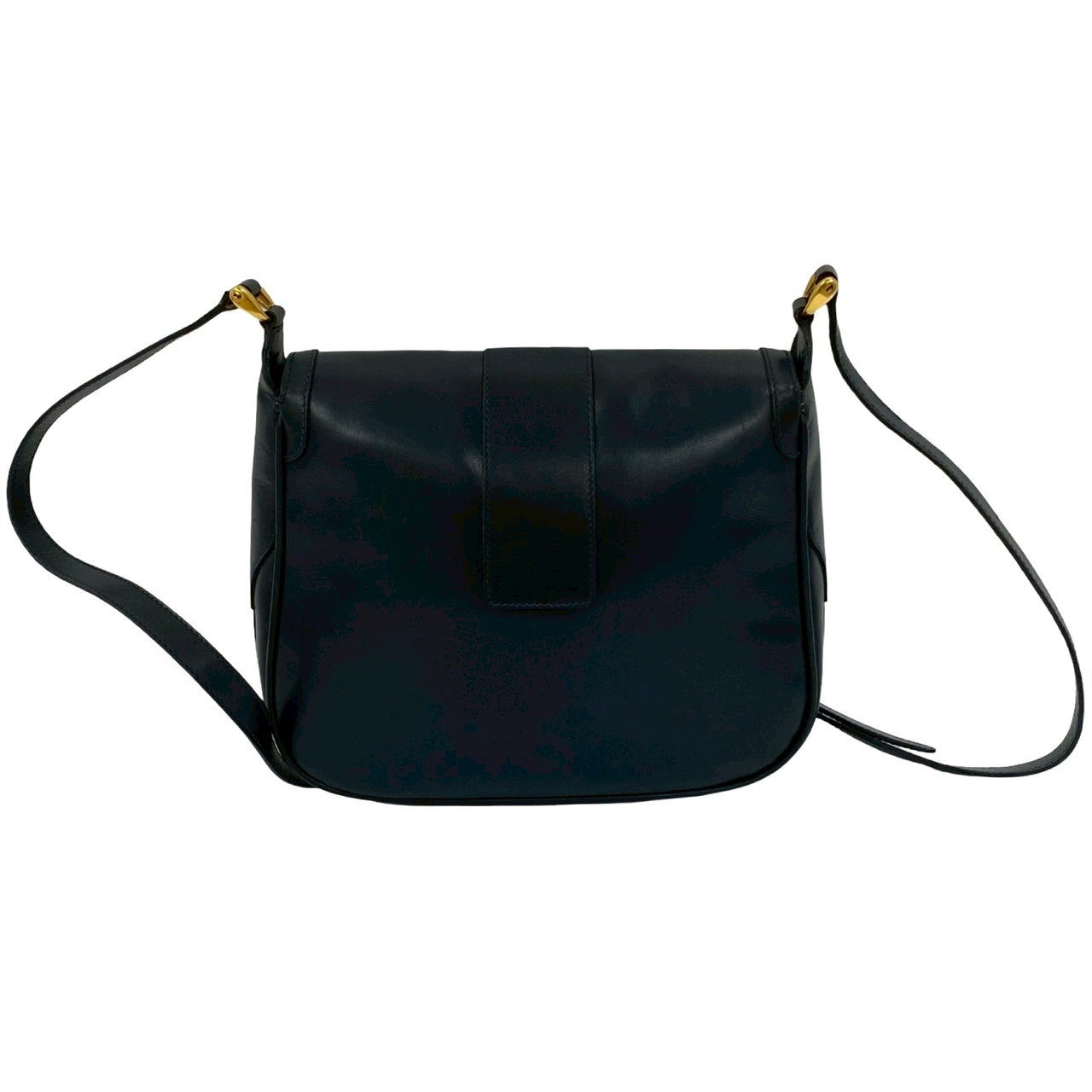 Gucci Old Gucci GG Logo Calf Leather Shoulder Bag