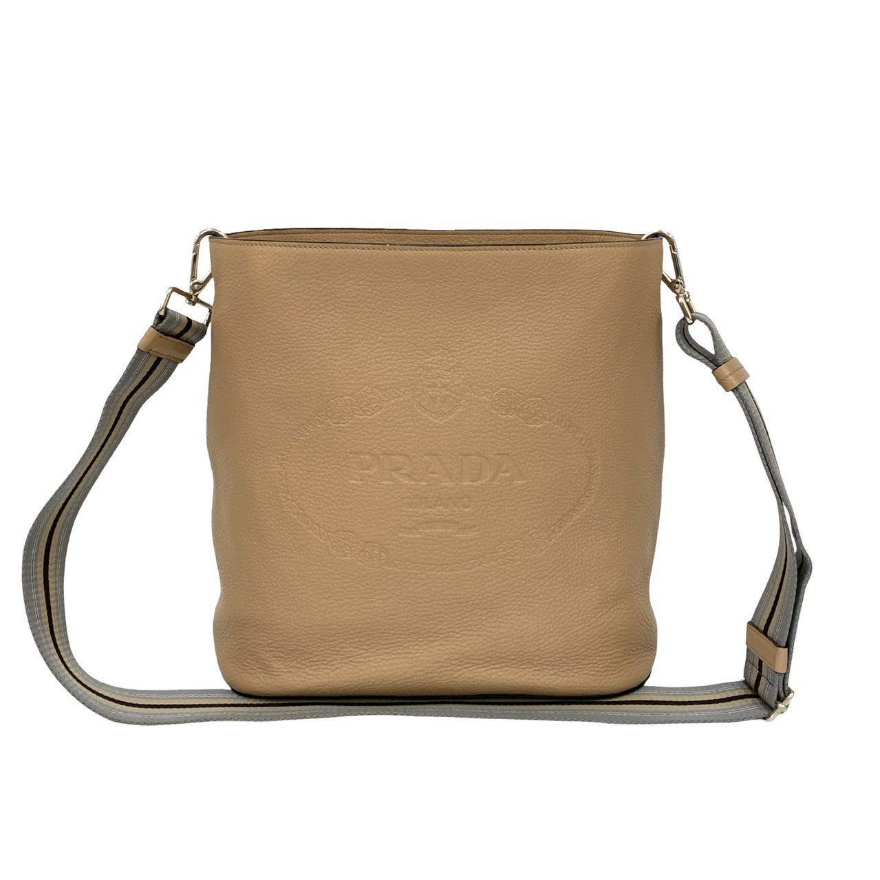 Prada VITELLO PHENIX Leather Shoulder Bag
