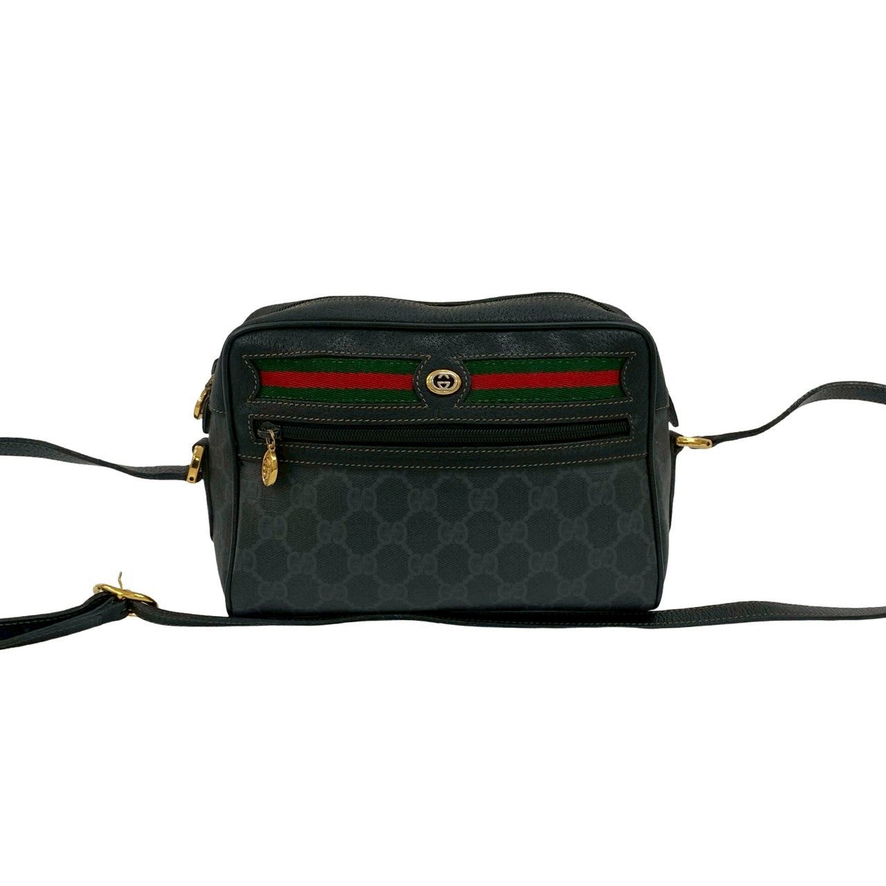 Gucci GG Logo PVC Leather Shoulder Bag