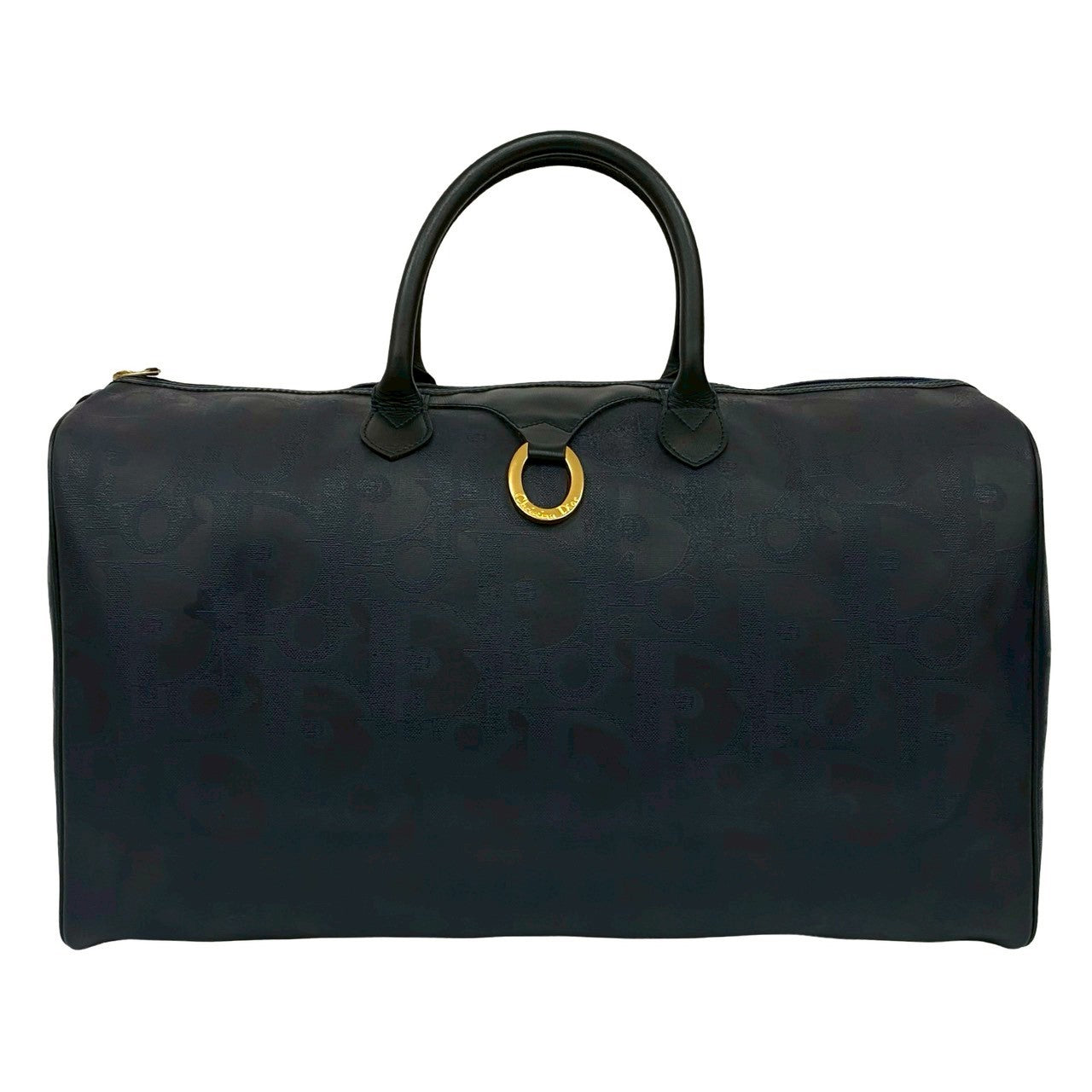 Christian Dior Leather Boston Bag
