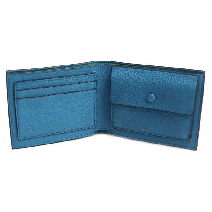 Gucci Logo Coin Wallet Leather Wallet