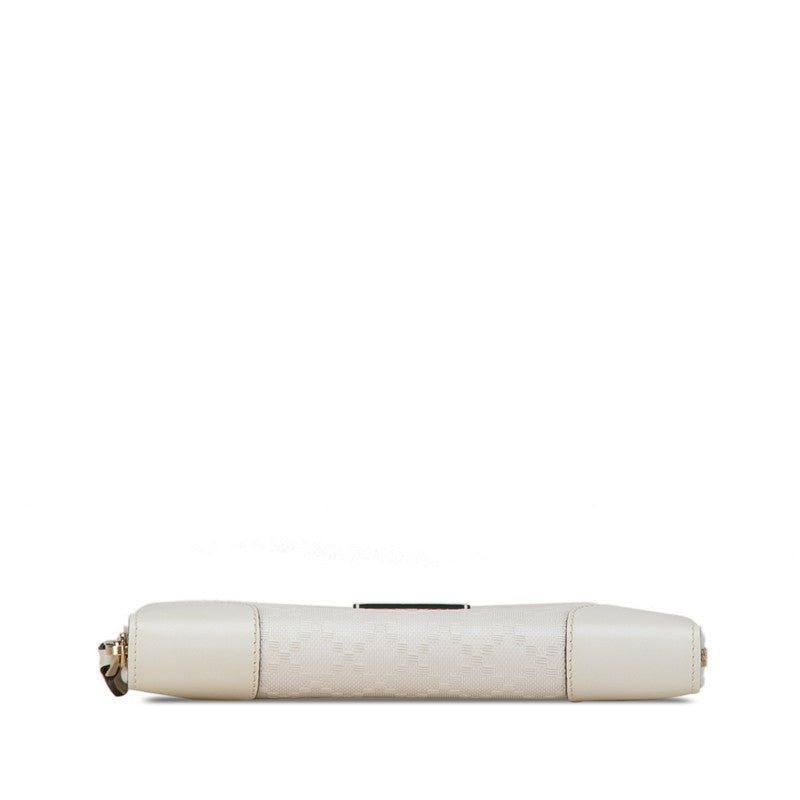 Gucci Diamante PVC Leather Long Wallet