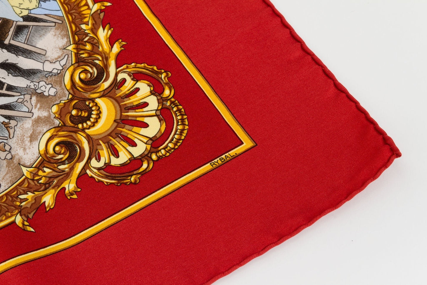 Hermes "Mousquetaires" Silk Ledoux Scarf