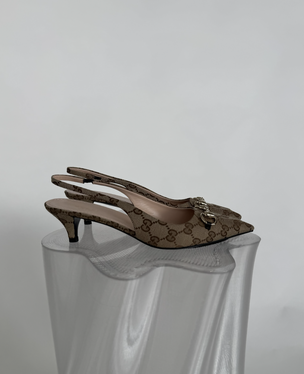 Gucci Sling-back Horsebit Heels Â FULL SET