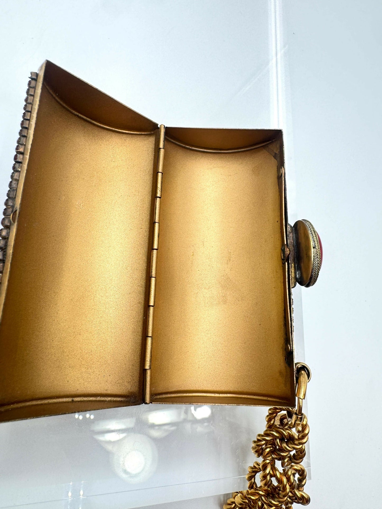 Chanel  1981 Jewelled Metal Clutch