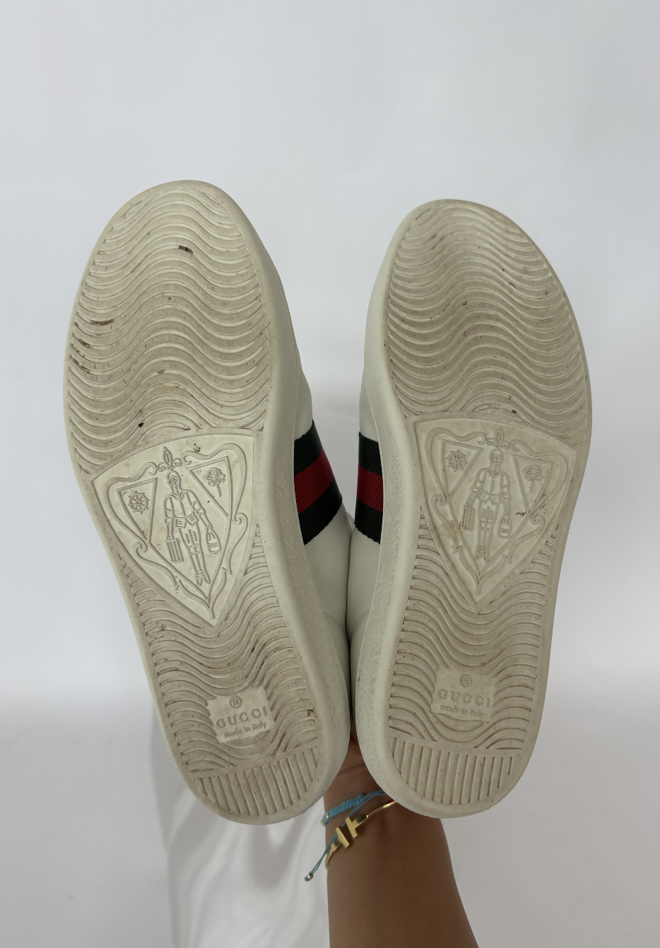 Gucci ÂNew AceÂ Pearl Stud Sneakers
