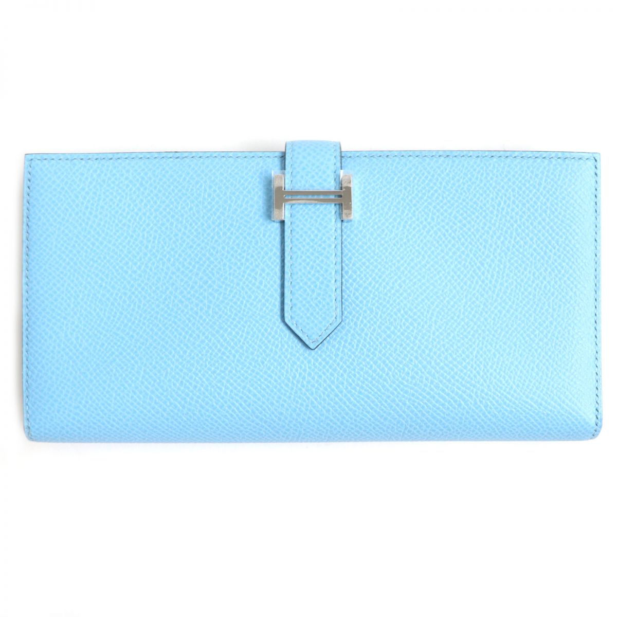 HERMES Long Wallet Purse Main?FEpsom Celeste x Verjade mens Used