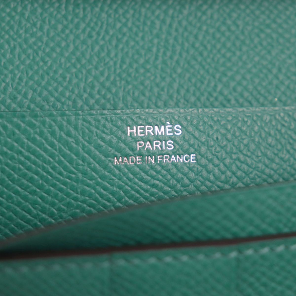 HERMES Long Wallet Purse Main?FEpsom Celeste x Verjade mens Used