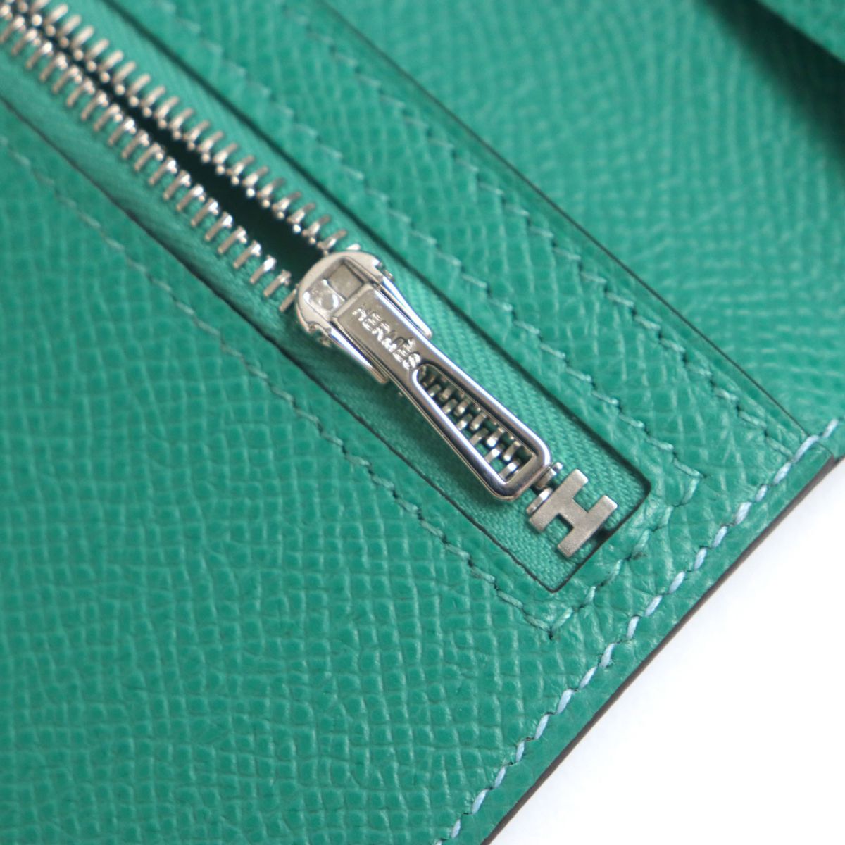 HERMES Long Wallet Purse Main?FEpsom Celeste x Verjade mens Used