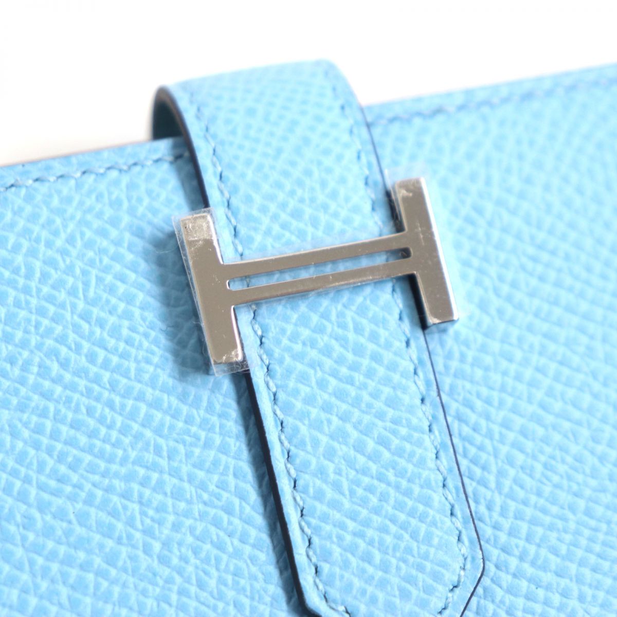 HERMES Long Wallet Purse Main?FEpsom blue mens Used