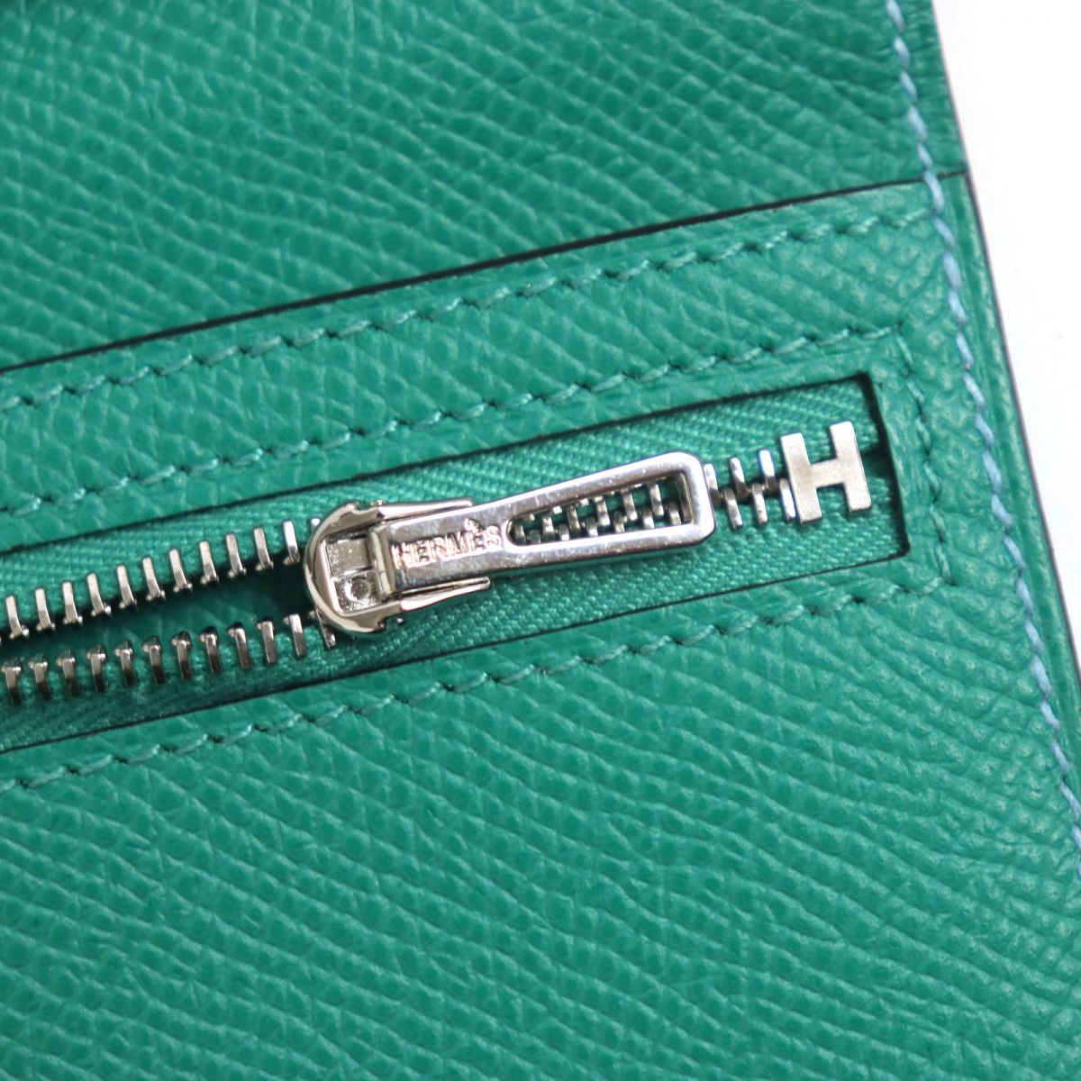 HERMES Long Wallet Purse Main?FEpsom blue mens Used
