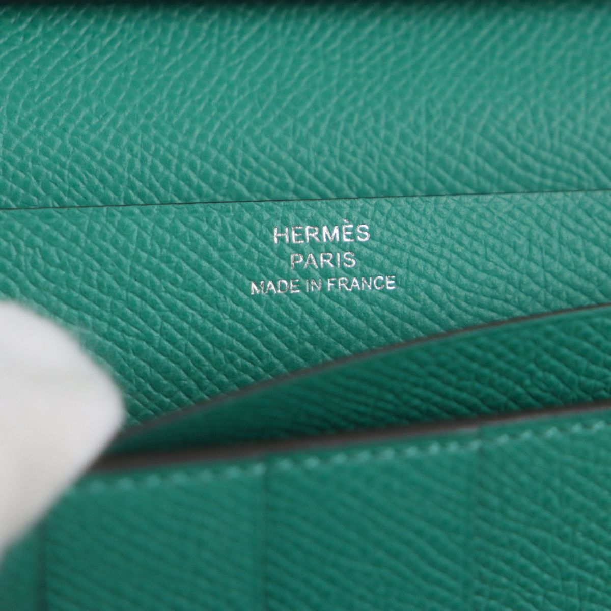 HERMES Long Wallet Purse Main?FEpsom blue mens Used