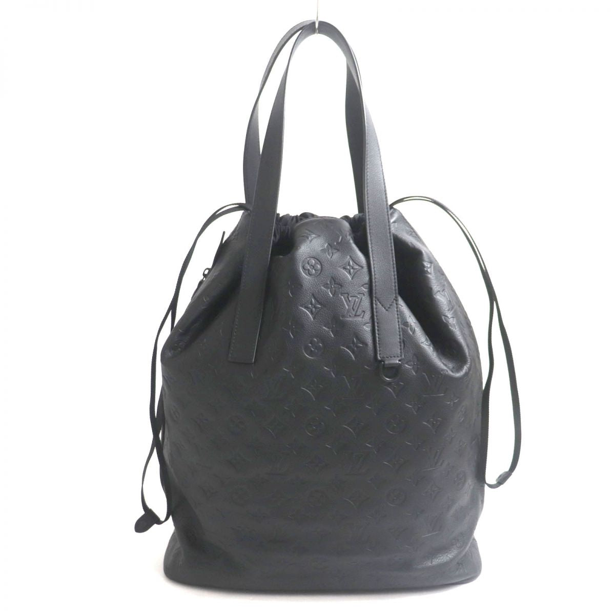 LOUIS VUITTON Other bag M46554 leather black Monogram shadow Helmet bag