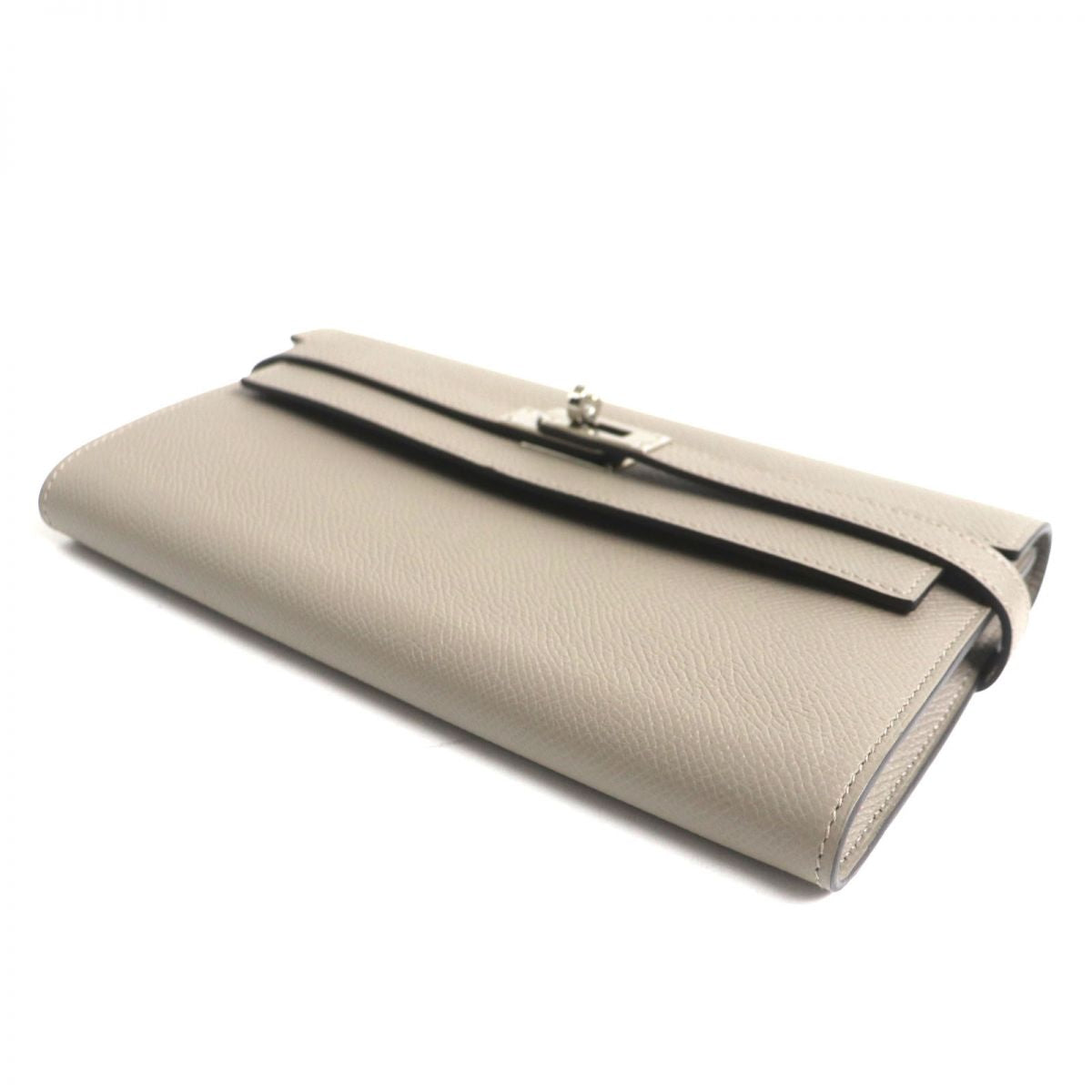 HERMES Long Wallet Purse Main?FEpsom beige mens Used