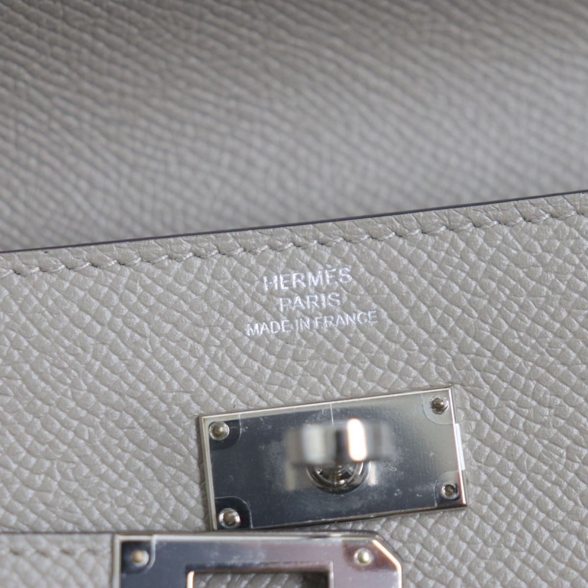 HERMES Long Wallet Purse Main?FEpsom beige mens Used