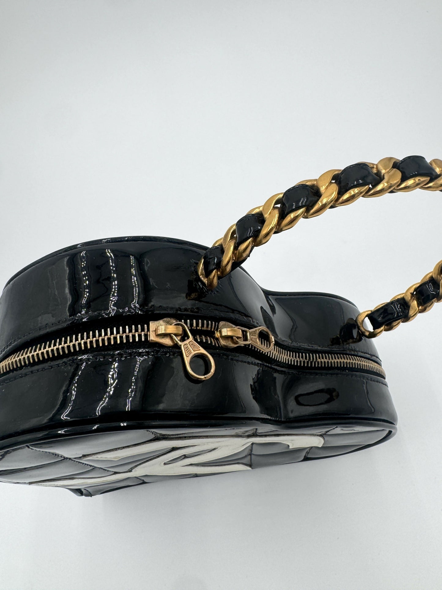 Chanel 1995  Barbie Black Heart Vanity Bag