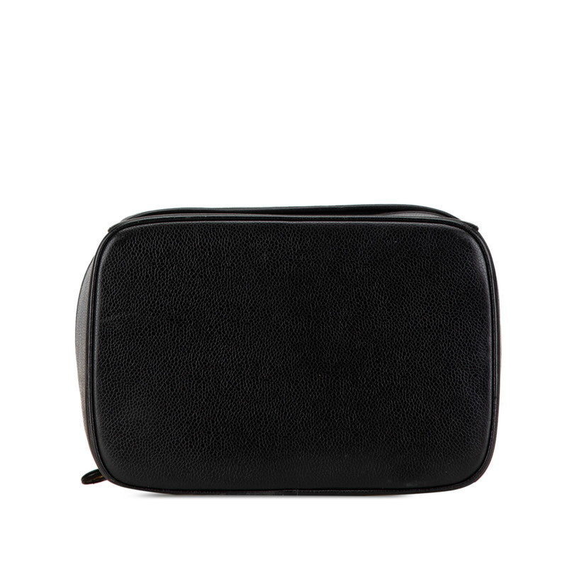 Chanel Coco Mark Caviar Skin 2way Shoulder Bag Classic Flap