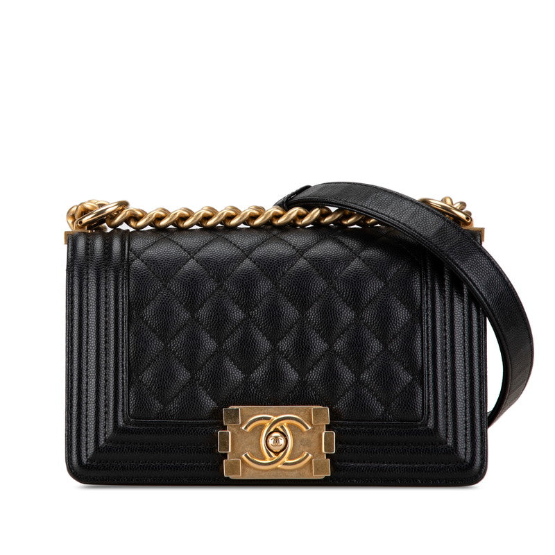 Chanel Boy Chanel Caviar 2way Shoulder Bag Classic Flap