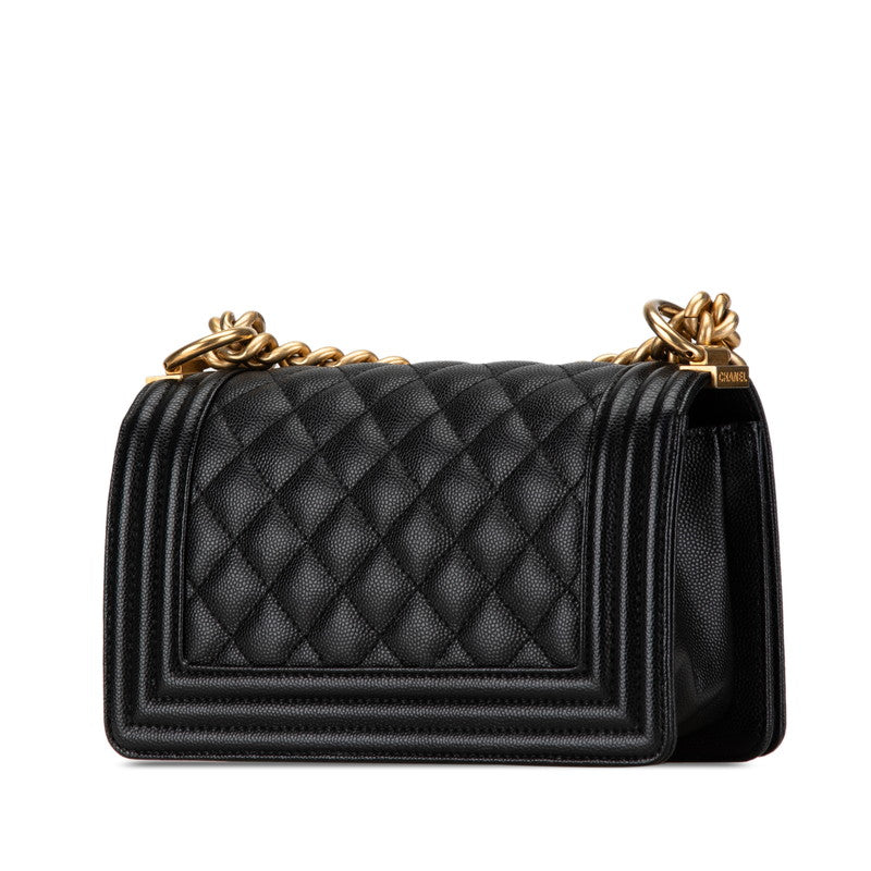 Chanel Boy Chanel Caviar 2way Shoulder Bag Classic Flap